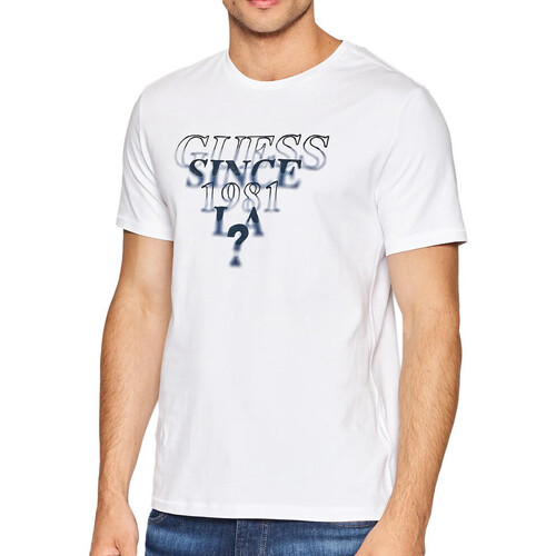 Vêtements Homme T-shirts manches courtes Guess G-M2YI44J1311 Blanc