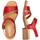 Chaussures Femme Sandales et Nu-pieds Mephisto Sandales en cuir NIKOLIA Rouge