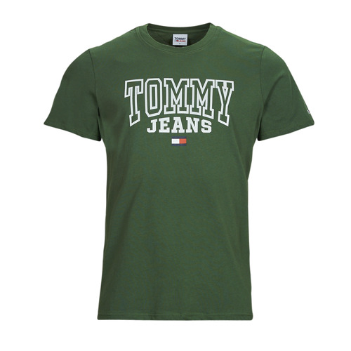 Vêtements Homme T-shirts manches courtes Tommy Blue Jeans TJM RGLR ENTRY GRAPHIC TEE Vert