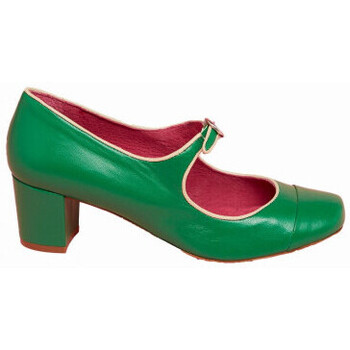 Chaussures Femme Derbies & Richelieu Lauren Ralph Lau Trotteur Boucle Vert