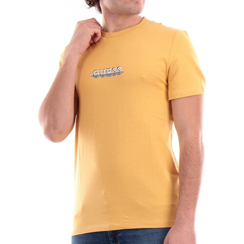 Vêtements Homme T-shirts manches courtes Guess G-M3RI11J1314 Jaune