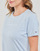 Vêtements Femme T-shirts manches courtes Tommy rosso Hilfiger REG FROSTED CORP LOGO C-NK SS Bleu ciel