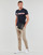 Vêtements Homme T-shirts manches courtes Tommy Low Hilfiger RWB MONOTYPE CHEST STRIPE TEE Marine