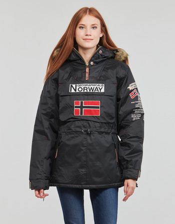 Vêtements Femme Parkas Geographical Norway BOOMERA Noir