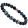 Montres & Bijoux Bracelets Sixtystones Bracelet Homme Perles œil  Tigre Bleu -20 cm Bleu