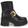 Chaussures Femme Boots Versace Jeans Couture 75VA3S80 Noir 