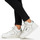 Chaussures Femme Baskets montantes Versace Jeans Couture 75VA3SJ1 Blanc / Argent