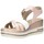 Chaussures Femme Sandales et Nu-pieds Pitillos 2612 BLANCO/NUDE Mujer Nude Rose