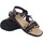 Chaussures Femme Multisport Duendy Sandale femme  3534 noir Noir