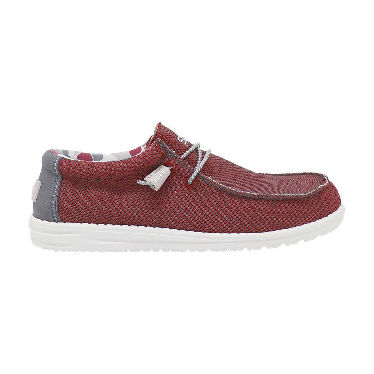 Chaussures Homme Derbies & Richelieu HEY DUDE WALLY SOX TRIPPLE NEEDLE Rouge