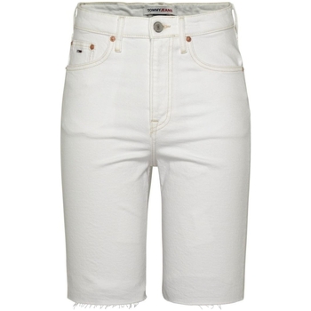 Vêtements Femme Shorts / Bermudas Tommy Black Jeans Short femme  Ref 59359 Blanc Blanc