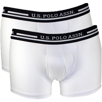 Sous-vêtements Boxers U.S Polo Assn. PACK DE 2 BOXERS BASICS BLANC  LOW - US POLO ASSN Blanc