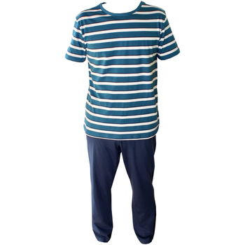 Vêtements Pyjamas / Chemises de nuit Tommy Toe Hilfiger ENSEMBLE D'INTERIEUR BLEU PETROL HOMEWEAR - Bleu
