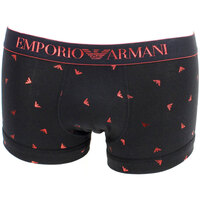 Sous-vêtements Boxers Armani Swimwear Emporio BOXER COURT NOIR  EAGLE ROUGE BRILLANT 8A592- ARMANI Swimwear Noir