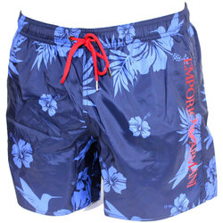 Vêtements Maillots / Shorts de bain Armani Swimwear Emporio SHORT DE BAIN A FLEURS MARINE - ARMANI Swimwear Marine