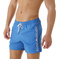 Vêtements Maillots / Shorts de bain Armani Swimwear Emporio SHORT DE BAIN LOGOTÉ BLEU - ARMANI Swimwear Bleu