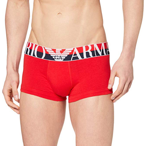 Sous-vêtements Boxers Armani Emporio BOXER COURT MEGALOGO ROUGE - ARMANI Rouge
