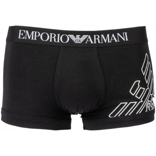 Sous-vêtements Boxers Armani Emporio BOXER PURE ORGANIC COTTON NOIR - EMPORIO ARMANI Noir