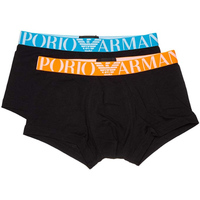 Sous-vêtements Boxers Armani Swimwear Emporio PACK DE 2 BOXERS COURTS FLUO LOGOBAND NOIR -  EMPORIO ARMANI Swimwear Noir
