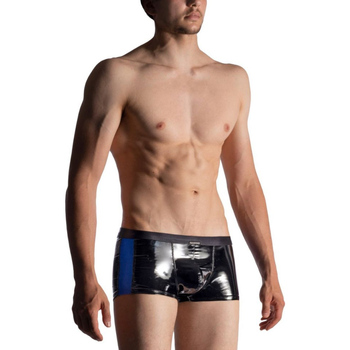 Sous-vêtements Boxers Manstore BOXER BRILLANT NOIR MICRO PANTS M954 - Noir