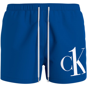 Vêtements Maillots / Shorts de bain Calvin Klein Jeans SHORT DE BAIN DRAWSTRING BLEU ROI M00591  - Bleu