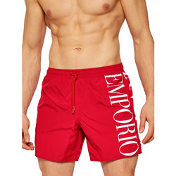 Vêtements Maillots / Shorts de bain Armani Swimwear Emporio SHORT DE BAIN POPPY ROUGE - ARMANI Swimwear Rouge