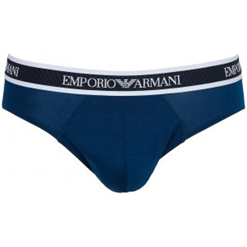 Sous-vêtements Slips Armani Emporio SLIP ICONIC MODAL BLEU - EMPORIO ARMANI Bleu