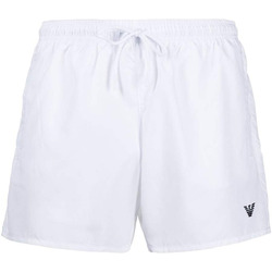 Vêtements Maillots / Shorts de bain Armani Swimwear Emporio SHORT DE BAIN BASIC BLANC - ARMANI Swimwear Blanc