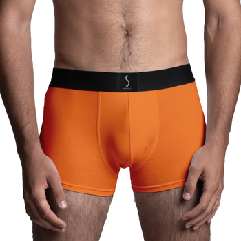 Sous-vêtements Boxers S Bordeaux BOXER MAHON ORANGE - ® Orange