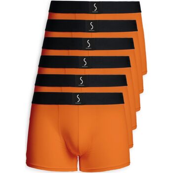 Sous-vêtements Boxers S Bordeaux LOT DE 6 BOXERS MAHON ORANGE - ® Orange