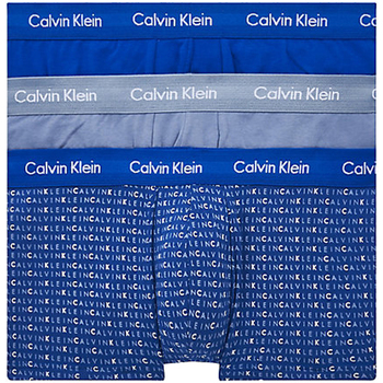 Sous-vêtements Boxers Calvin Klein Jeans PACK DE 3 BOXERS SHORTY COTON STRETCH BLEU - Bleu