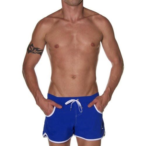 Vêtements Maillots / Shorts de bain Andrew Christian SHORT DE BAIN BLEU ROYAL  7224 Bleu