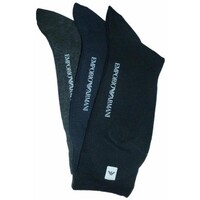 Sous-vêtements Chaussettes de sport Armani Swimwear Emporio ARMANI Swimwear CHAUSSETTES NOIR / GRISE / MARINE PACK DE 3 Noir