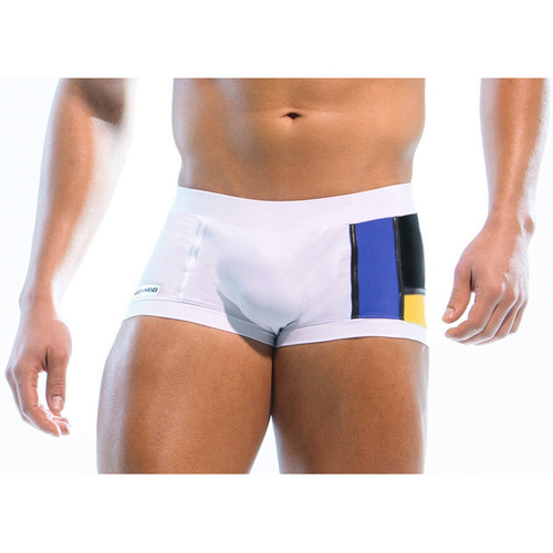 Vêtements Maillots / Shorts de bain Modus Vivendi BOXER DE BAIN BLANC MONDRIAN BRAZIL CUT - Blanc