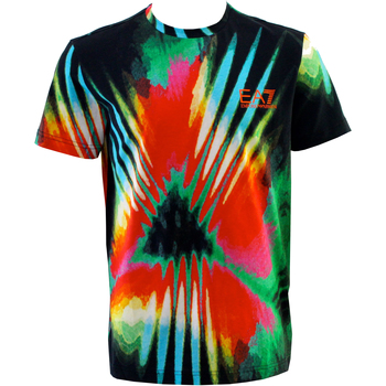 Vêtements T-shirts manches courtes Emporio Armani pelle EA7 T-SHIRT SEA WORLD SURF - Multicolore