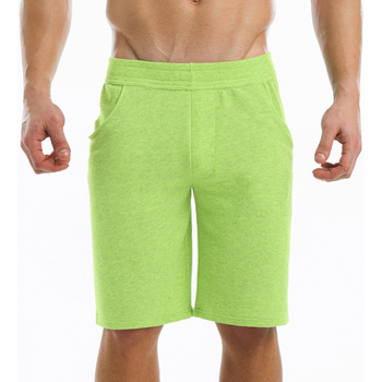 Vêtements Shorts / Bermudas Modus Vivendi SHORT NEON JAUNE  SWEATSHORTS 03661 - Jaune