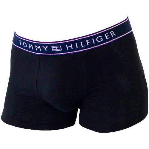 Sous-vêtements Boxers Tommy Prep Hilfiger BOXER NOIR TRUNK BASIC STRIPE  - Noir