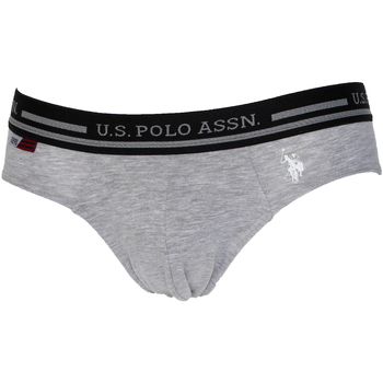 Sous-vêtements Slips U.S Polo Sapat Assn. SLIP BASIC GRIS USPA - US POLO Sapat Gris