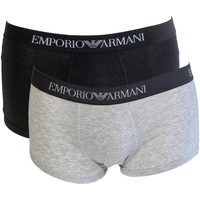 Sous-vêtements Boxers Armani Swimwear Emporio PACK DE 2 BOXERS SHORTY CLASSIC NOIR/GRIS  - EMPORIO ARMANI Swimwear Noir