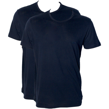 Vêtements T-shirts manches courtes Armani Emporio PACK DE 2 T-SHIRT CLASSIC NAVY  COL ROND - EMPORIO ARMANI Marine
