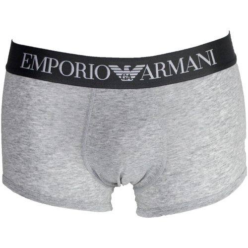 Sous-vêtements Boxers Armani Emporio BOXER  COURT GRIS  STRETCH COTON BASIC - EMPORIO ARMANI Gris