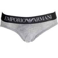 Sous-vêtements Slips Armani Swimwear Emporio SLIP GRIS  STRETCH COTON BASIC - EMPORIO ARMANI Swimwear Gris