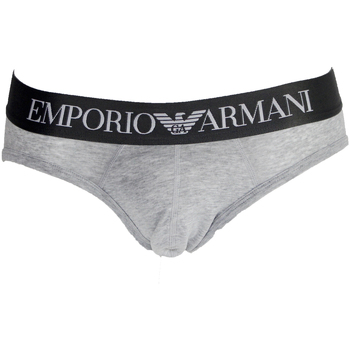 Sous-vêtements Slips Armani Emporio SLIP GRIS  STRETCH COTON BASIC - EMPORIO ARMANI Gris