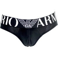Sous-vêtements Slips Armani Swimwear Emporio SLIP NOIR  STRETCH COTON BASIC - EMPORIO ARMANI Swimwear Noir