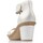 Chaussures Femme Sandales et Nu-pieds Rieker Sandales nu-pieds blanches Femme Argenté