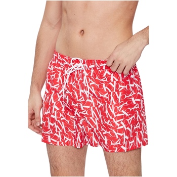 Vêtements Homme Maillots / Shorts de bain Calvin Klein JEANS Womens Maillot taille élastique Rouge