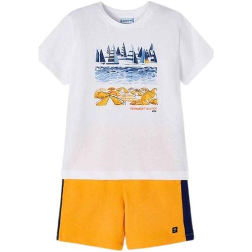 Vêtements Garçon T-shirts van & Polos Mayoral  Orange