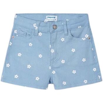 Vêtements Fille Shorts Garden-print / Bermudas Mayoral  Bleu