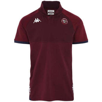 Vêtements Homme T-shirts & Polos Kappa Polo Angat 6 UBB Rugby 22/23 Bordeaux, bordeaux foncé, bleu marine