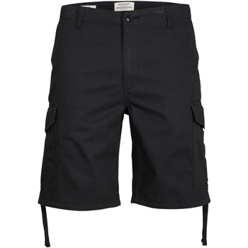 Vêtements Homme Shorts / Bermudas T-shirts & Polos Short coton slim MARLEY Noir